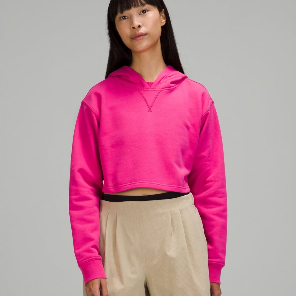 Lululemon All Yours Cropped Hoodie